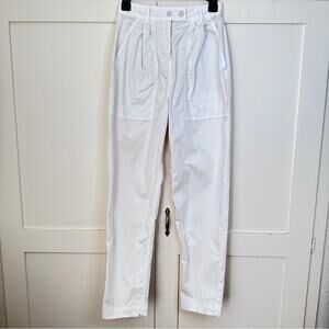 Nili Lotan Pleated Trouser Cream Pant 00